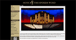 Desktop Screenshot of musicandthespokenword.org